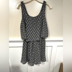 Black and white romper